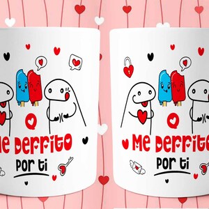 Bloemenmok- Me derrito portitaza de amor flork