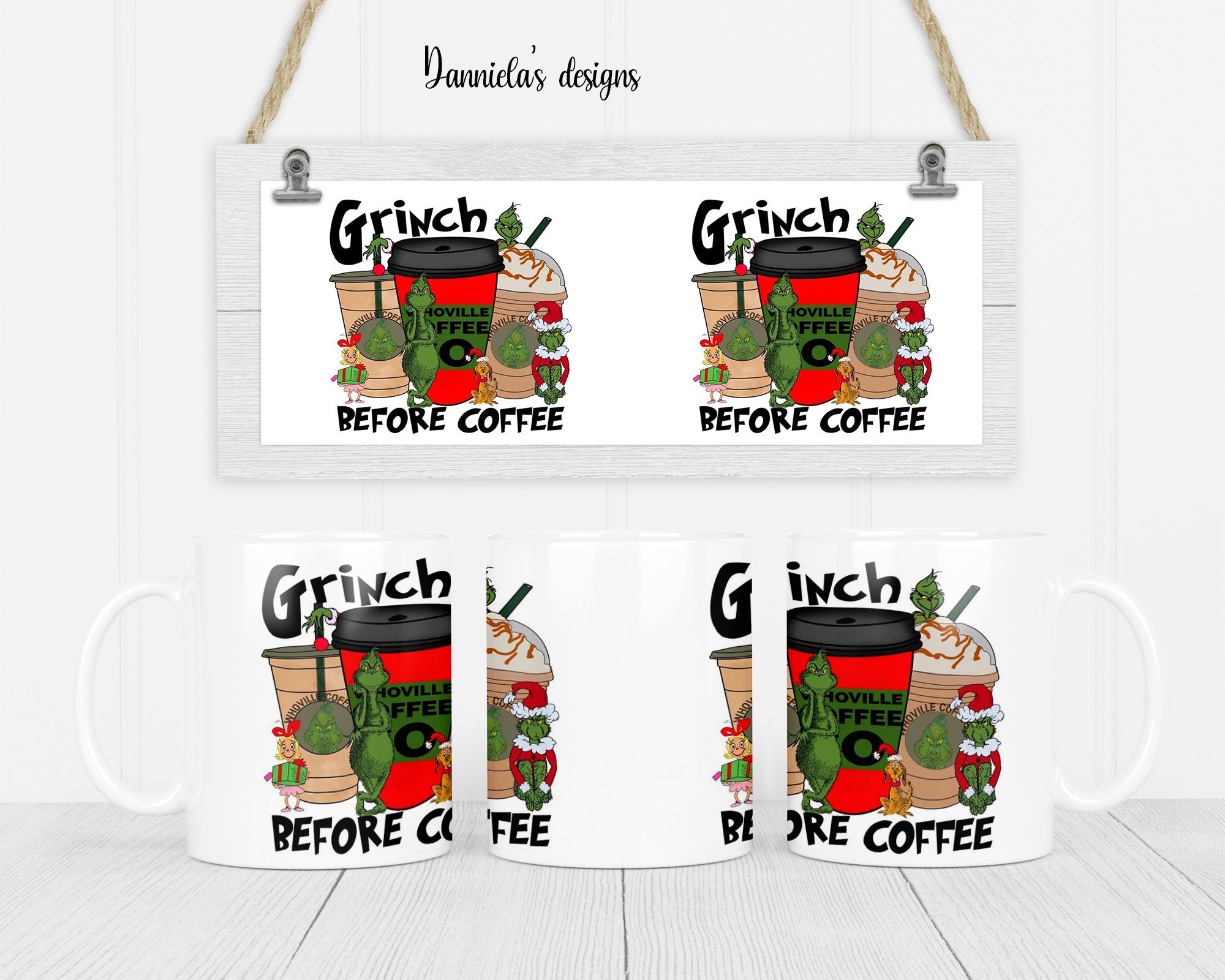 Grinch Mug – Crafty Designs By Jalisa