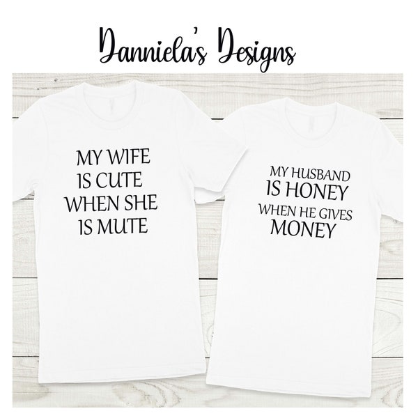 Couple shirts/ Valentine's day shirt/ wife and husband shirt