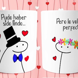 Flork Mug- pudo haber sido lindo pero lo volviste perfecto taza-taza de amor