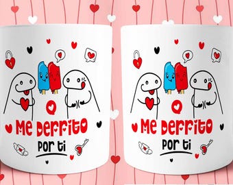 Mug Flork - Me derrito por titaza de amor flork