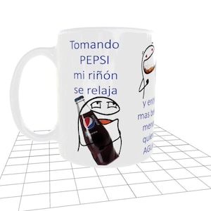 Kubek Flork/Flork tomando pepsi taza