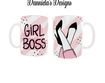 Girl boss mug