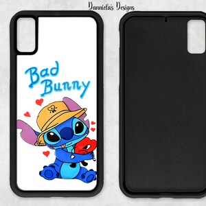Stich cobertor de telefono/ phone case/stich and bad bunny phone case