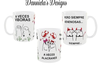 Flork Mug/ taza viboras