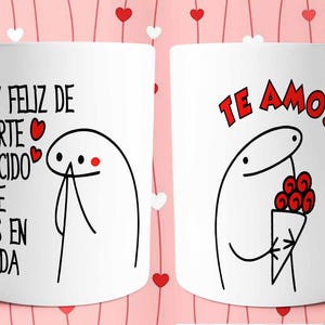 Flork Mug- estoy feliz de haberte conocido taza- taza de amor
