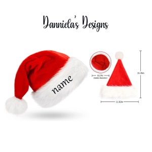 Custom kids Christmas hat/ Personalized Christmas hat / Custom santa hat Christmas / Christmas hat / Christmas Decoration