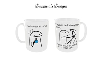 Spanish and English Flork mug/ Don't touch my coffee