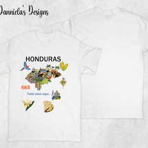 Camisa de mapa honduras / Honduran shirt/ Camisa de Honduras