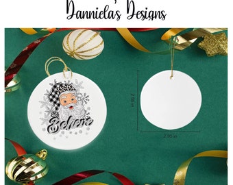 Santa Christmas ornament / Christmas Decoration- Christmas tree ornaments