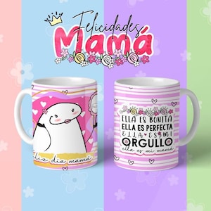 Flork mug/ Taza para mama/Ella es mi mama