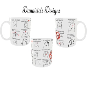 Flork Mug/ Ojitos lindos bad bunny/ Cancion en taza/ Bad bunny canciones en taza