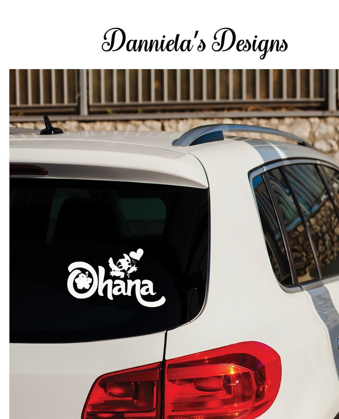 Ohana Car Decal/ Stich Car Decal Etsy