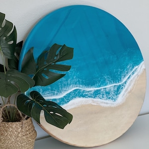 Summer Waves || Resin Beach Art