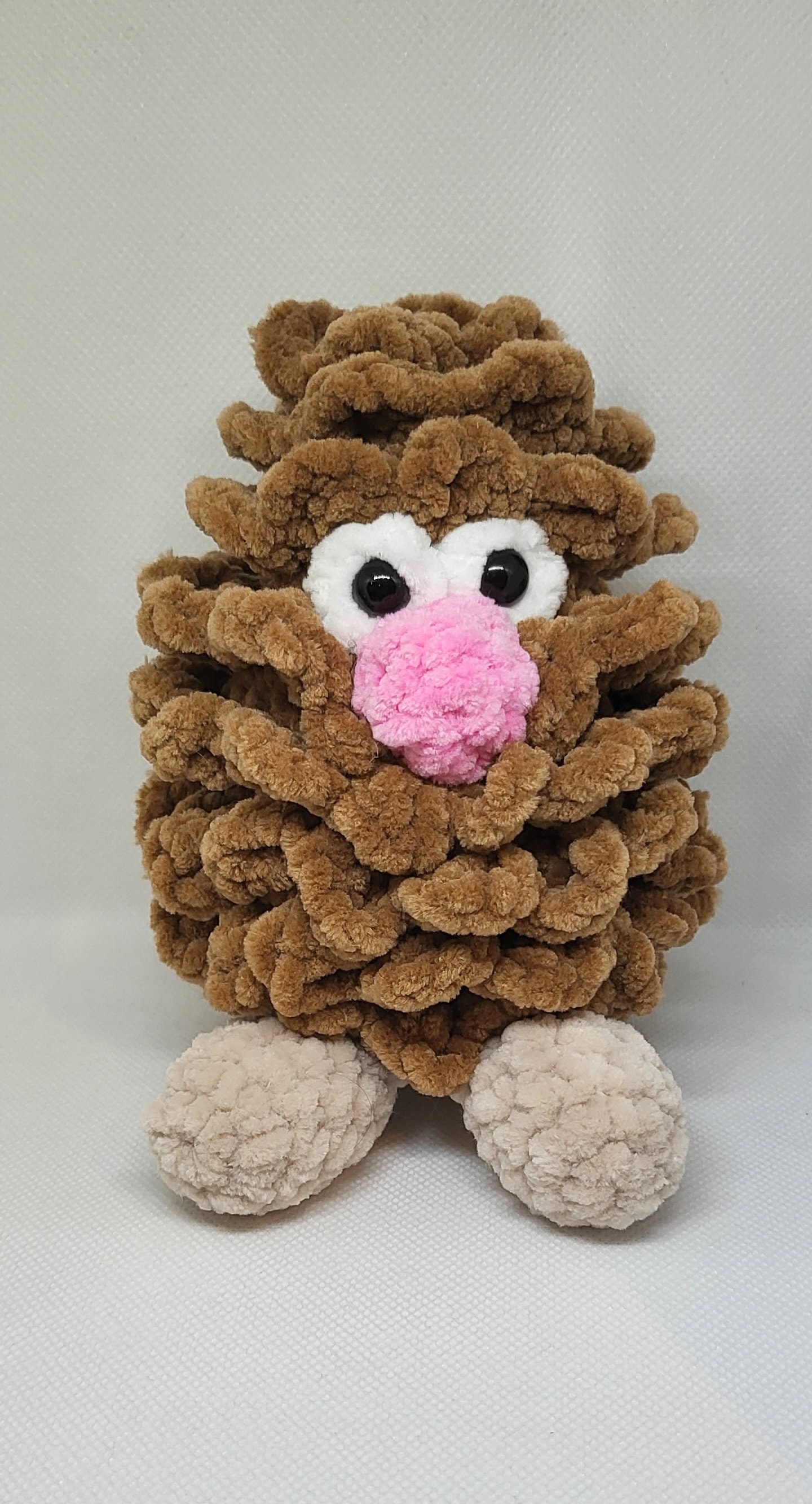Piney the Crochet Plush Pinecone - Etsy