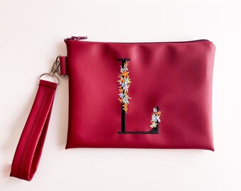 Pochette Ecopelle Personalizzata Con iniziali