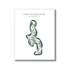 Club de golf de Lake City, Minnesota | Carte du parcours de golf, carte du golf, cadeau golfeur pour lui, mise en page de la carte de score, cadeau petit ami golfeur, impression d'art sans cadre