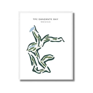 TPC Danzante Bay, Mexique | Carte du parcours de golf, carte du golf, cadeau golfeur pour lui, mise en page de la carte de score, cadeau petit ami golfeur, impression d'art sans cadre