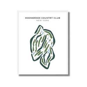 Moonrock Country Club, New York | Kunstdruck, Golf Karte, Golf Karte, Golf Karte, Score Karte, Golf Karte, Kunstdruck UNGERAHMT, für Sie und Ihn