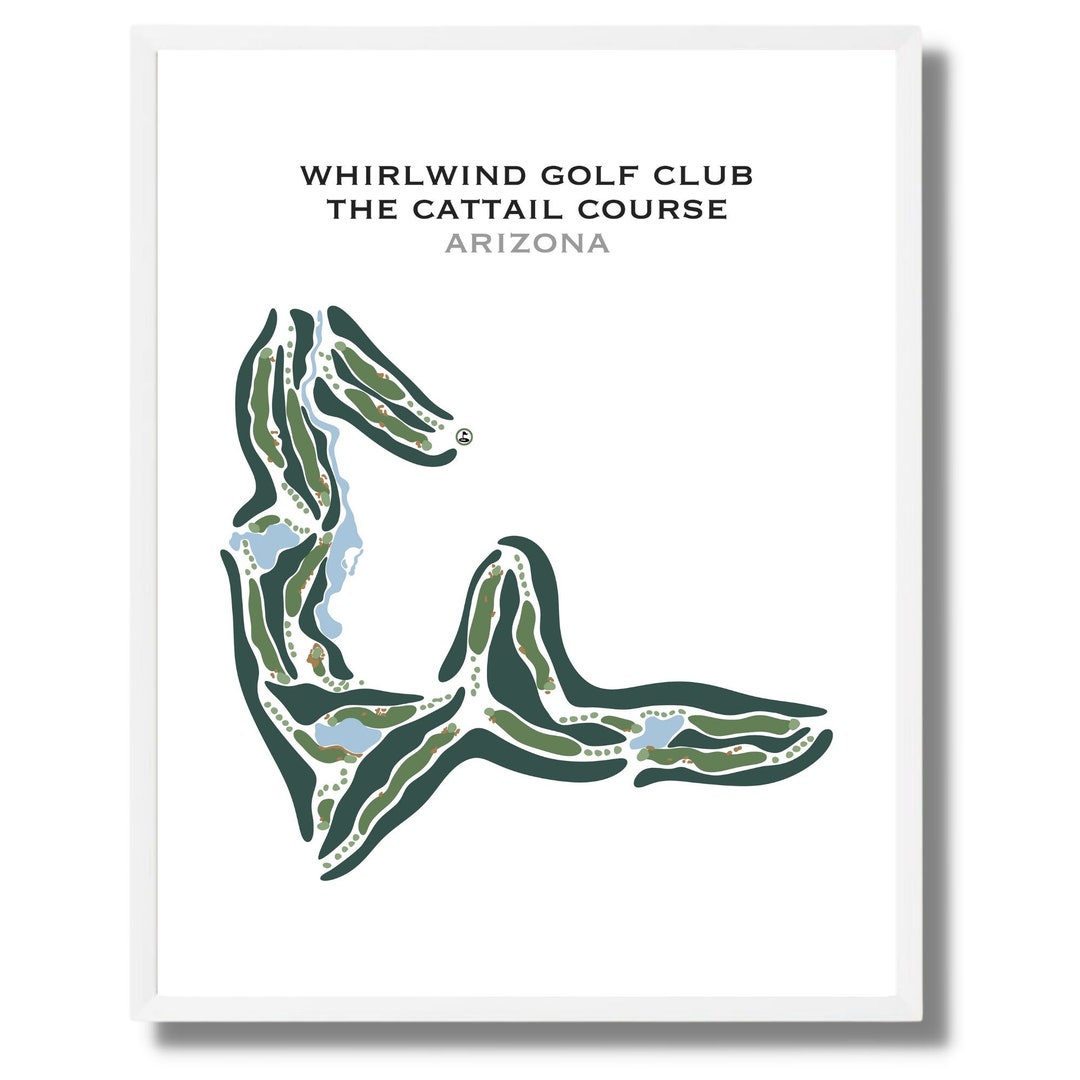 Whirlwind Golf Club the Cattail Course Arizona Golf Course - Etsy