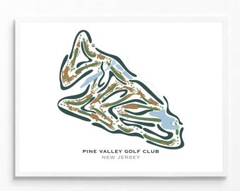 Pine Valley Golf Print - Etsy