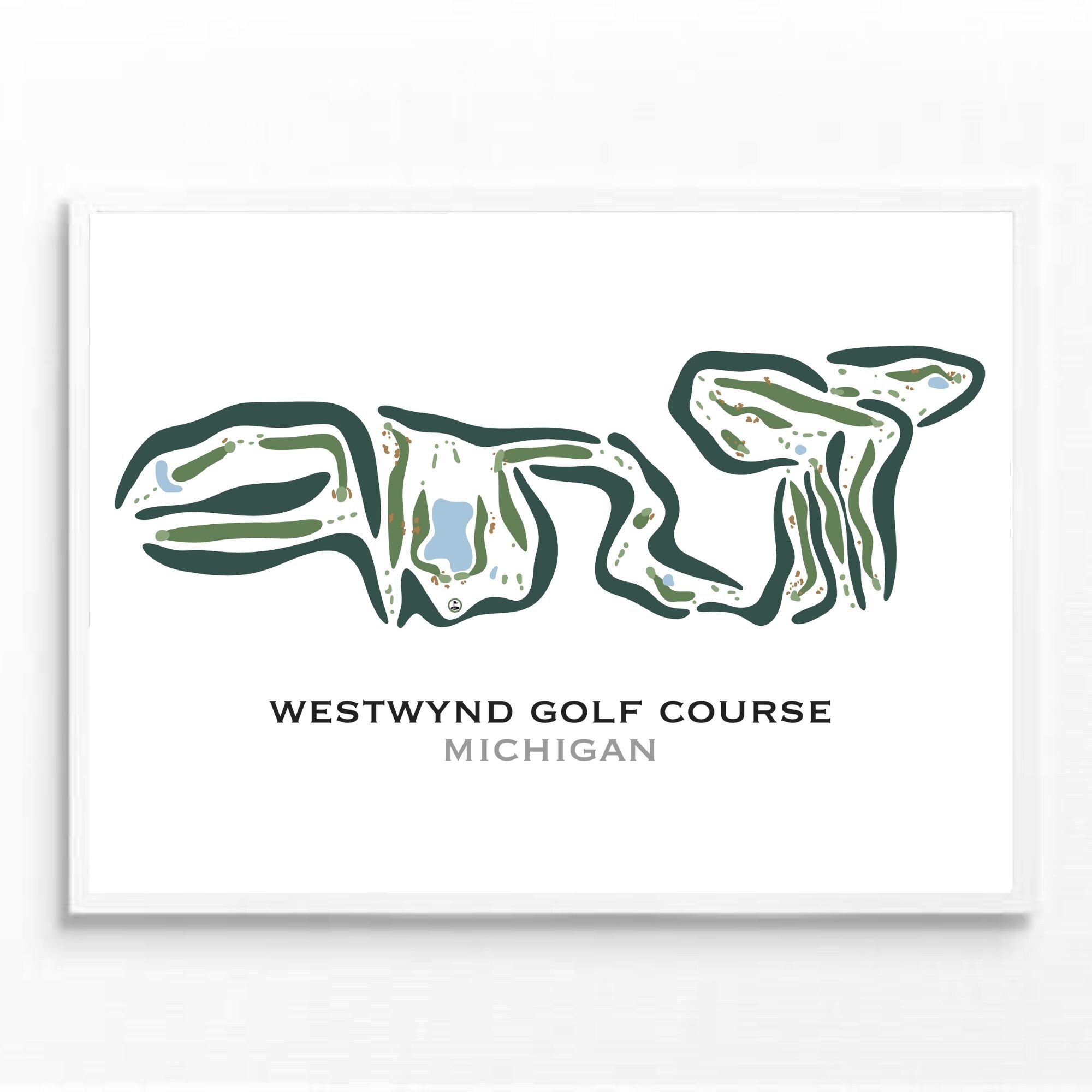 Westwynd Golf Course Michigan Golf Course Map Home Decor Golfer Gift Westwynd Golf Course Michigan Golf Course Map Home Decor Golfer Gift