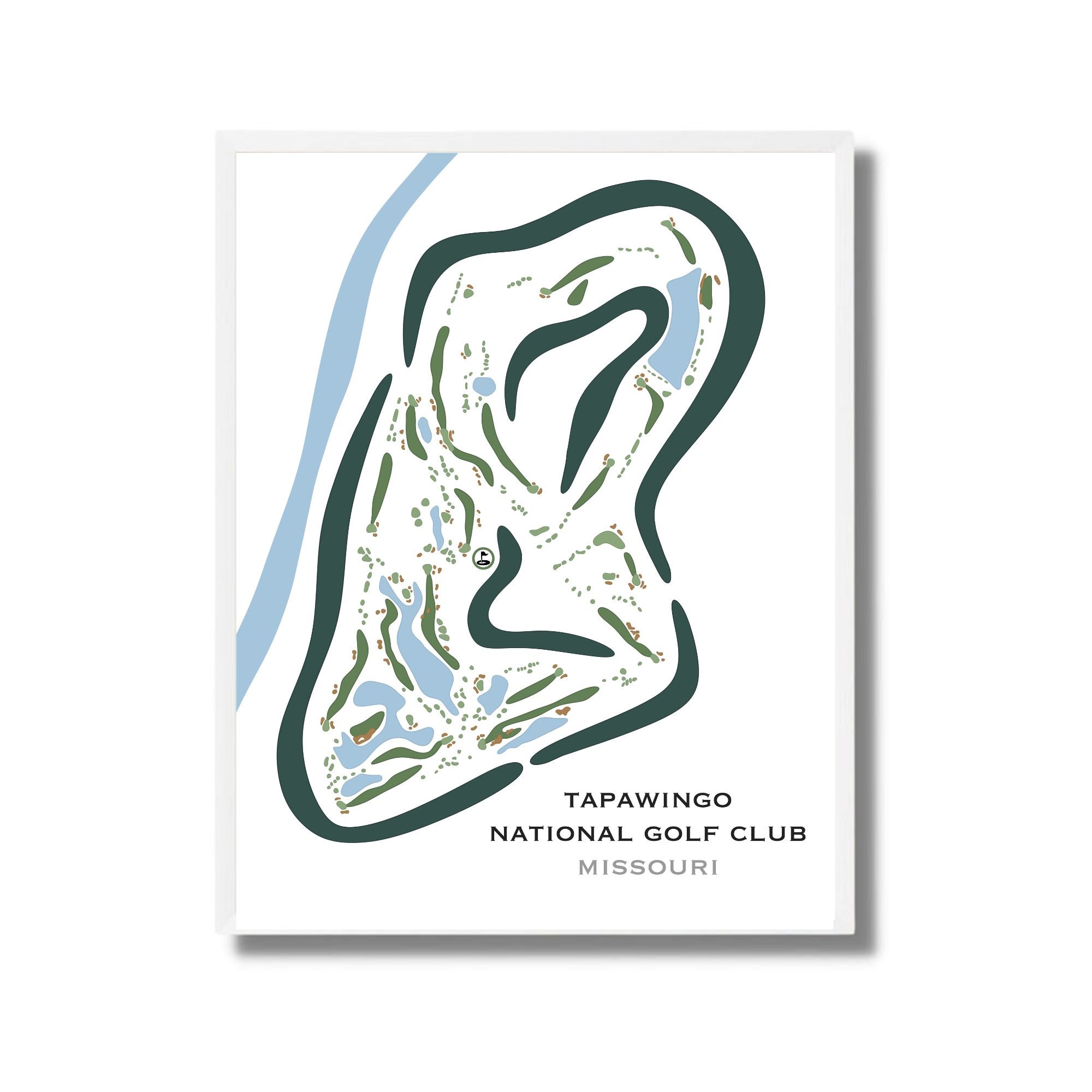 ゴルフコース地図セット タパウィンゴ・ナショナル・ゴルフクラブ、ミズーリ州 | ゴルフ