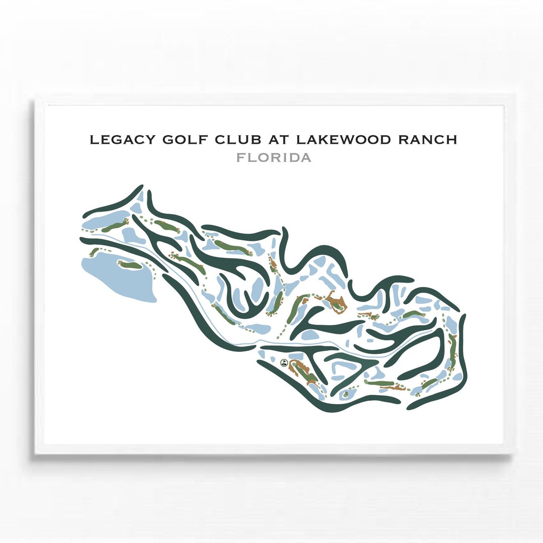 Legacy Golf Club at Lakewood Ranch, FL | Golf Course Map, Golf Map ...