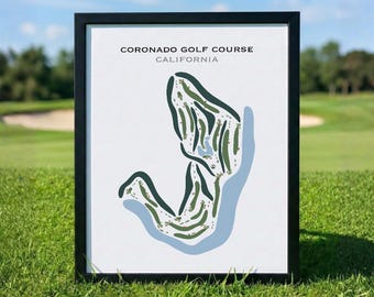 Campo de golf de Gatlinburg, TN / Mapa del campo de golf para pared, regalo para golfista, diseño de tarjeta de puntuación, regalo para novio golfista, lámina decorativa
