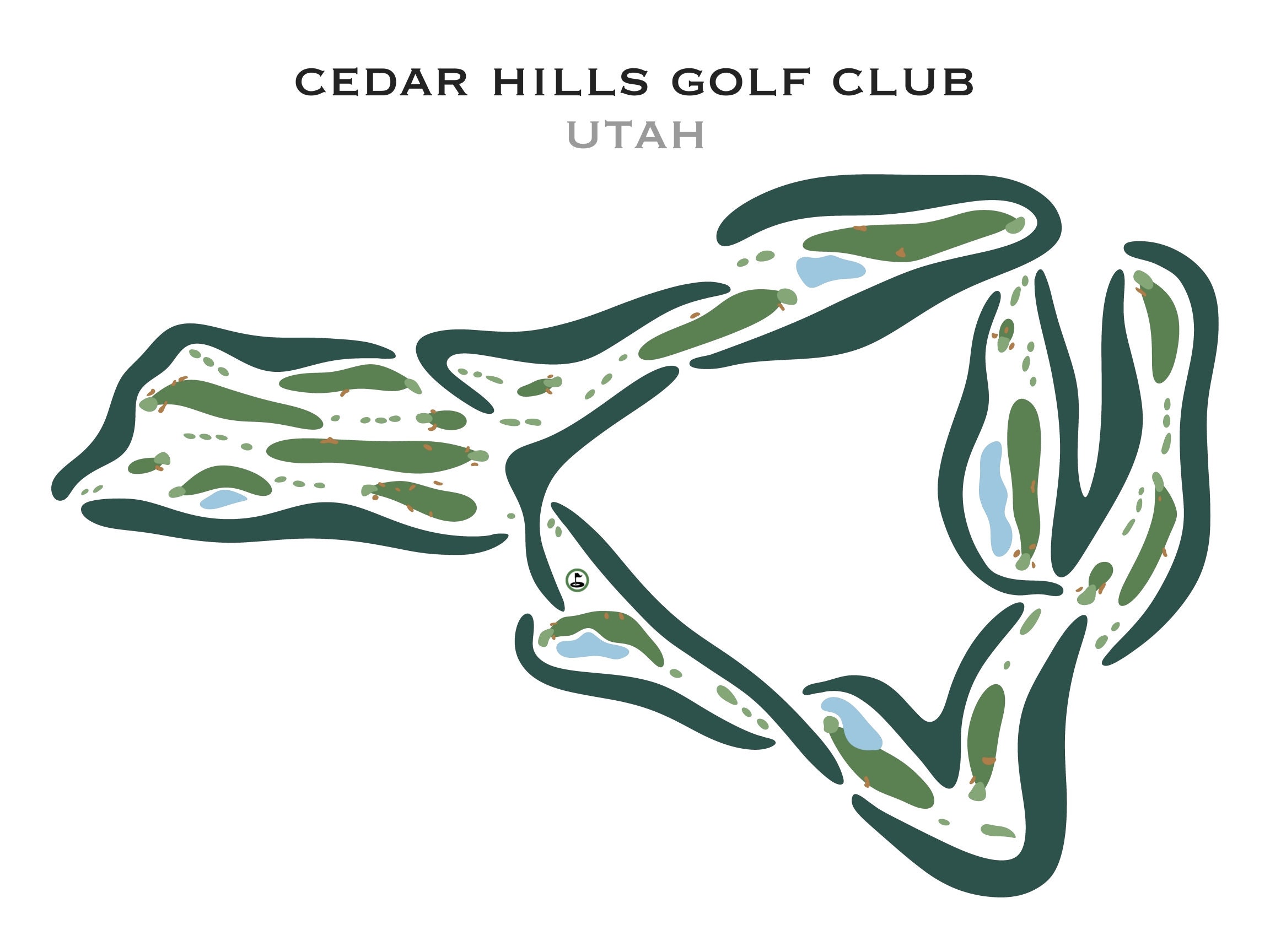 Cedar Hills Golf Course Located in Cedar Hills Utah Etsy
