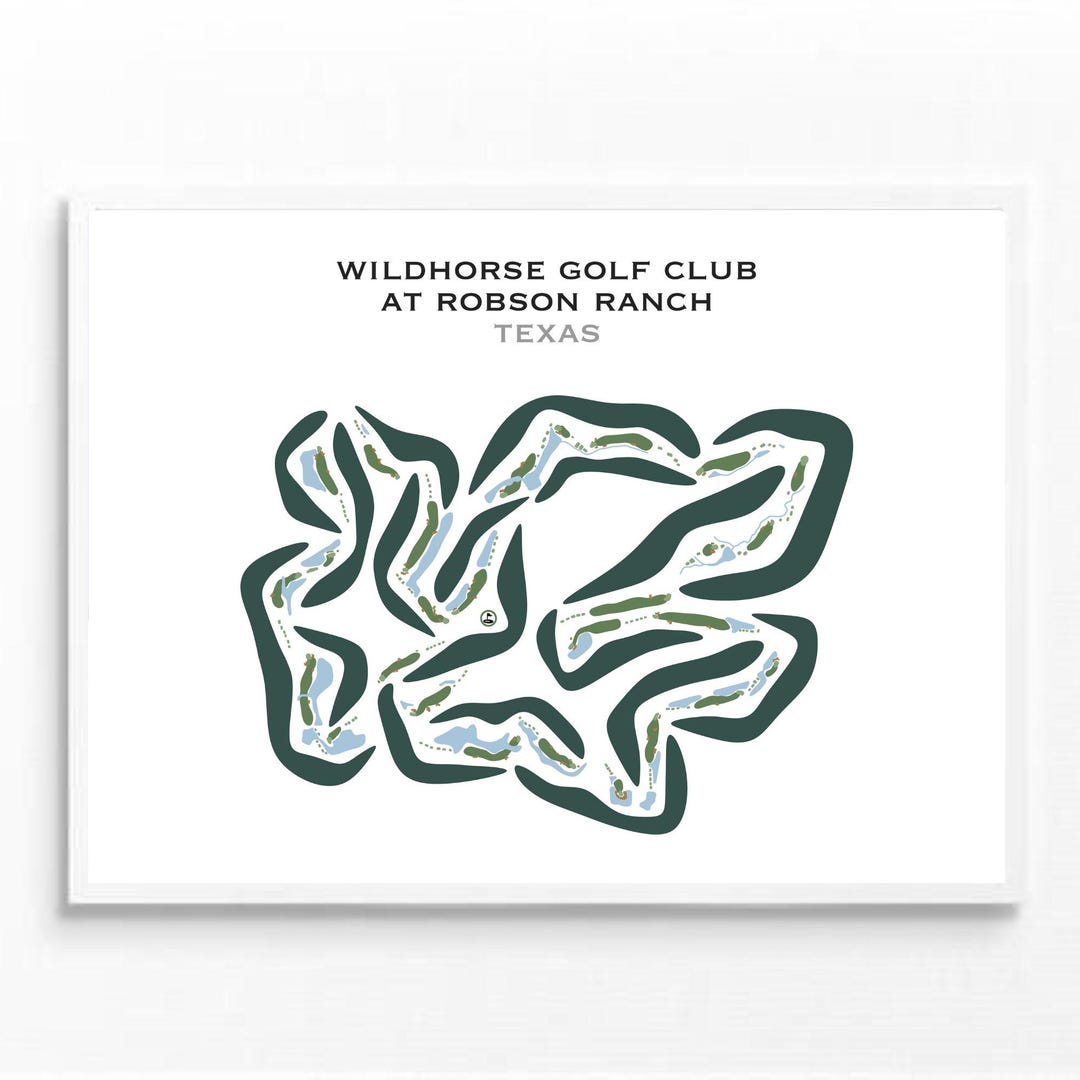 Wildhorse Golf Club at Robson Ranch, TX | Golf Course Map, Golf Map ...