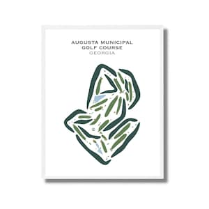 Parcours de golf municipal d'Augusta, Géorgie | Carte du parcours de golf, carte du golf, cadeau golfeur pour lui, mise en page de la carte de score, cadeau golfeur BF, impression d'art sans cadre