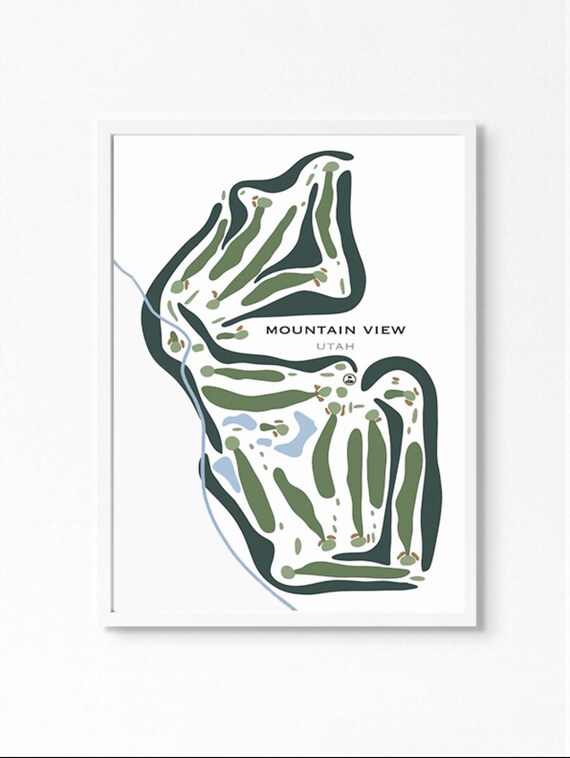 Mountain View Golf Course Located in West Jordan Utah - Etsy