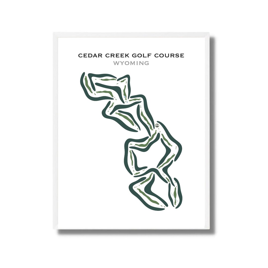 Cedar Creek Golf Course Located in Star Valley Ranch Wyoming Etsy