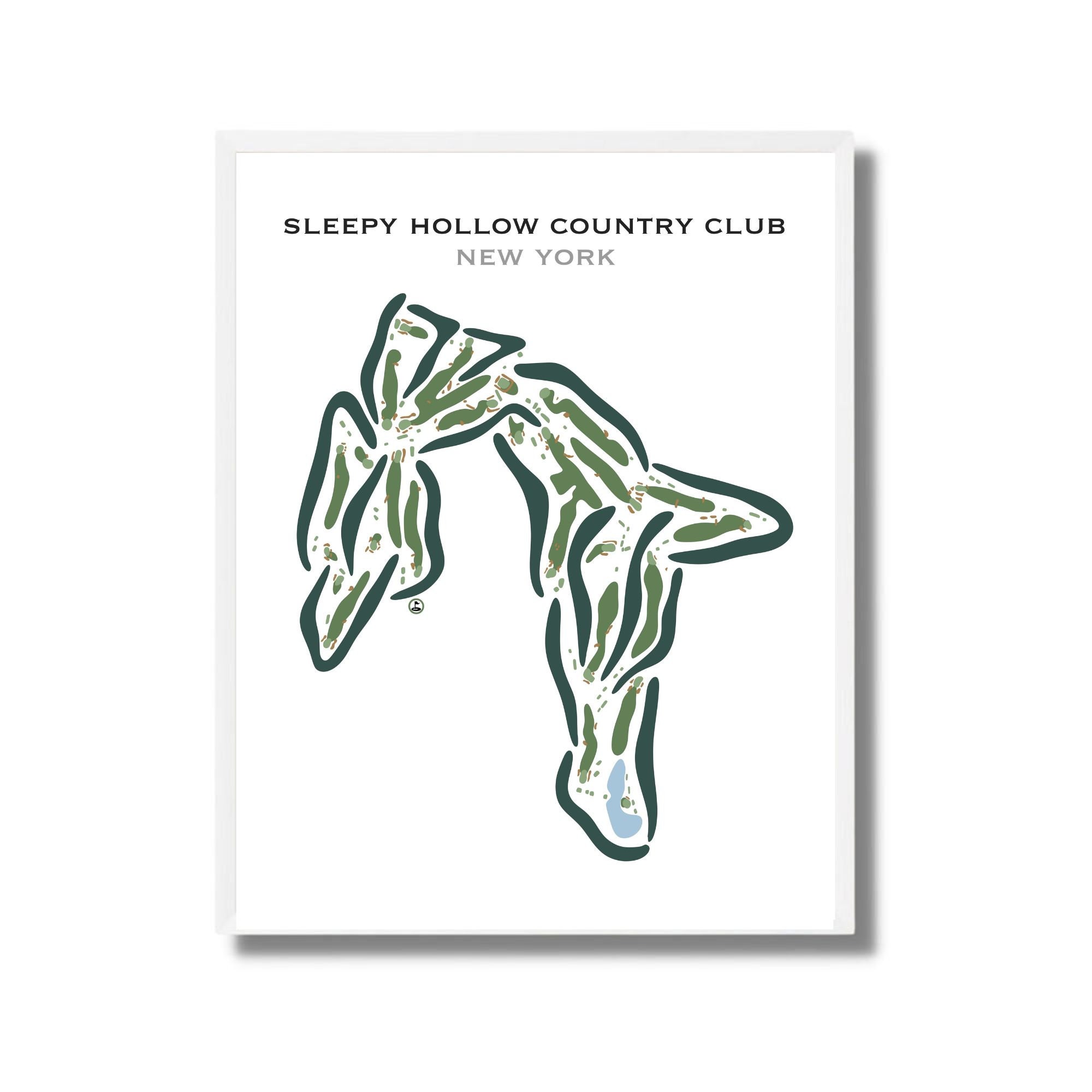 Sleepy Hollow Country Club, NY|Golf Course Map, Golf Map, Golfer Gift For Him, Scorecard Layout, Golfer Boyfriend Gift, Art Print Decor