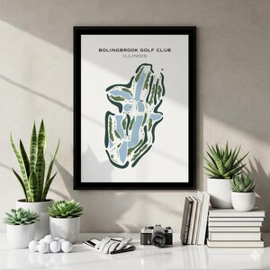 Bolingbrook Golf Club, IL | Mapa do campo de golfe, Mapa de golfe, Presente para jogador de golfe, Layout de placar, Presente para namorado jogador de golfe, Decoração com impressão artística