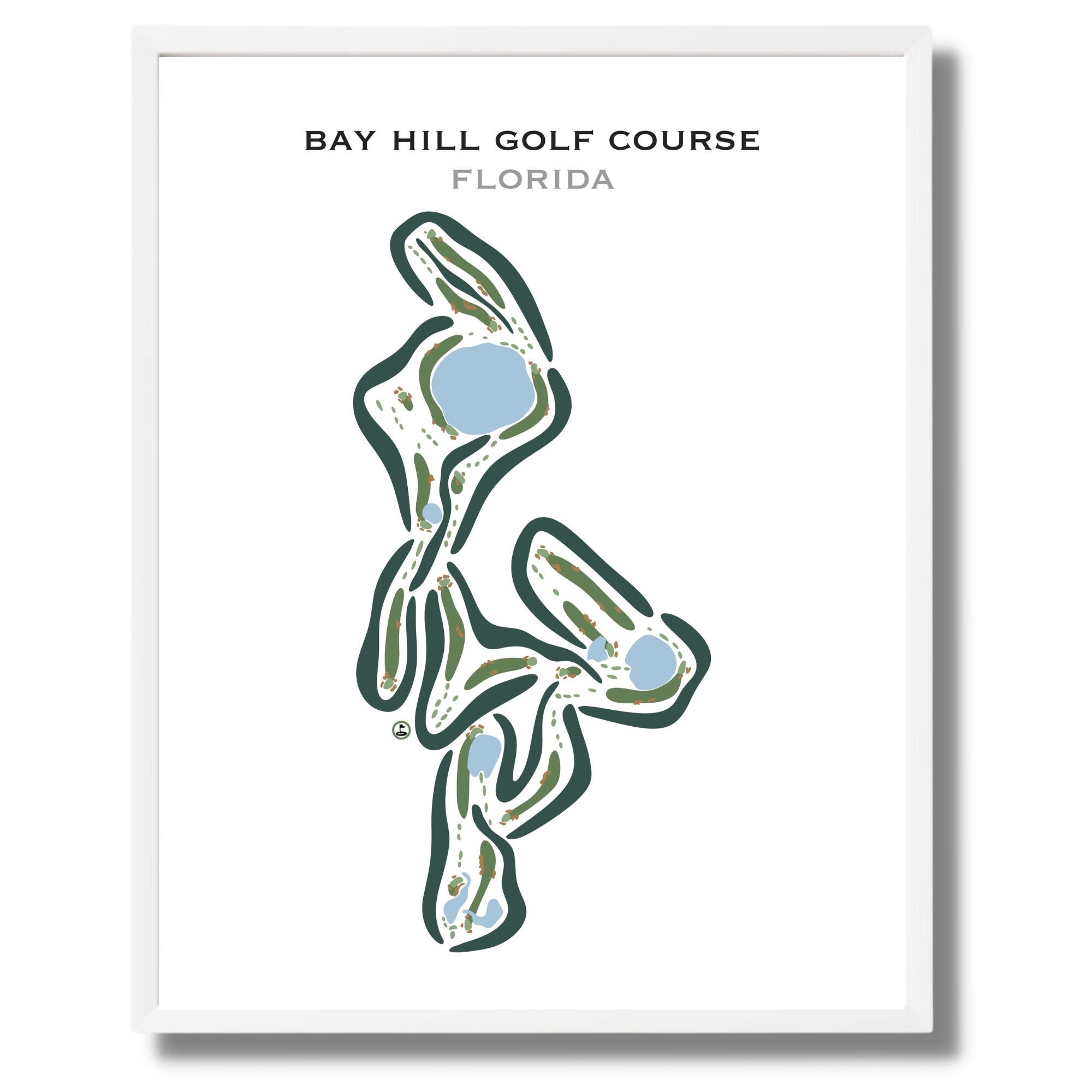 Bay Hill Club Orlando Florida Watercolor Golf Course Map - Etsy