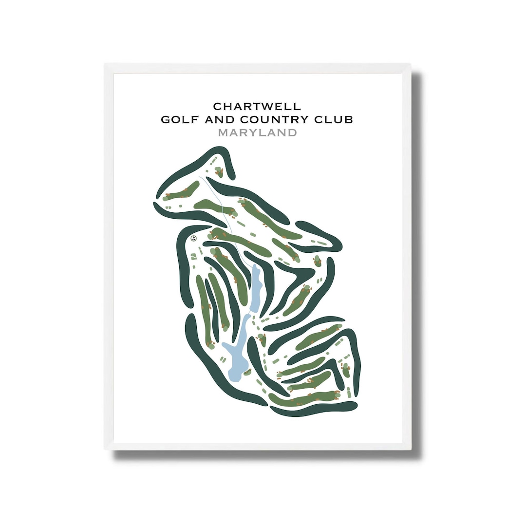 Chartwell Golf & Country Club, MD | Golf Course Map, Golf Map, Golfer