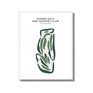 Starke Golf & Country Club, FL | Kunstdruck, Golf Karte, Golf Karte, Golf Karte, Geschenk für Ihn, Score Karte, Karte für Ihn, Geschenk für Ihn