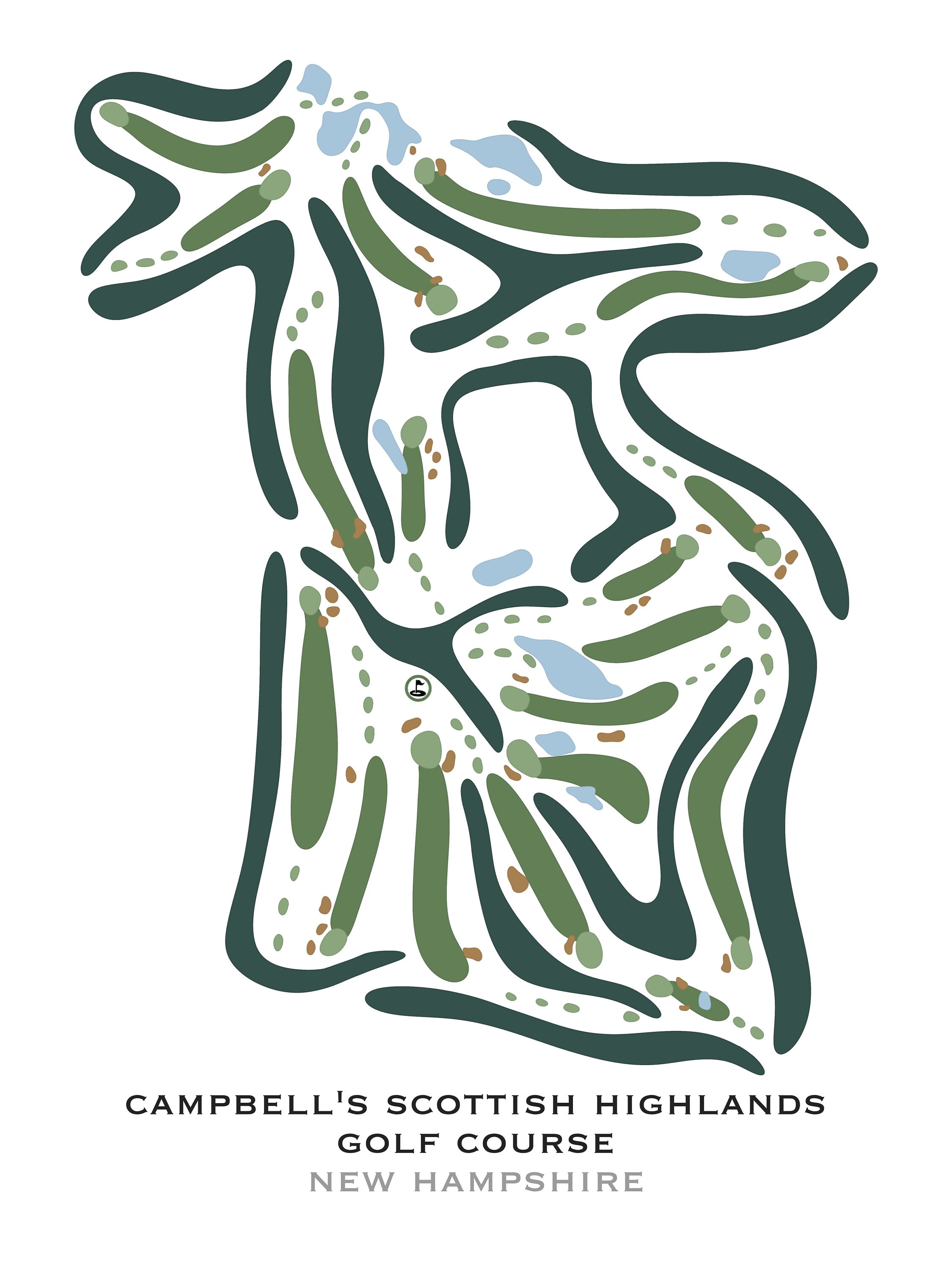 Campbell's Scottish Highlands Golf Course NH Golf Etsy Australia
