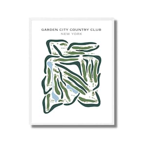 Garden City Country Club, New York | Kunstdruck, Golf Karte, Golf Karte, Golf Karte, Score Karte, Golf Karte, Kunstdruck UNGERAHMT, für Sie und Ihn