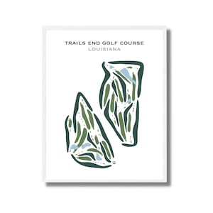 Spuren am Ende des Golfspielers, LA | Kunstdruck, Golf Karte, Golf Karte, Golf Karte, Score Karte, Golf Karte, Kunstdruck UNGERAHMT, für Sie und Ihn