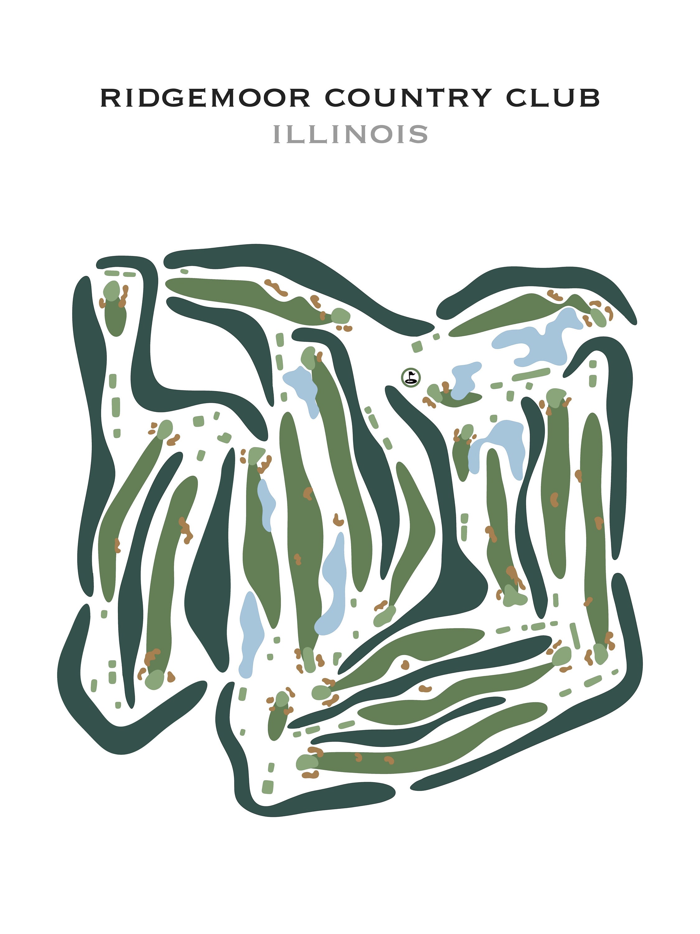 Ridgemoor Country Club, Harwood Heights, Illinois Golf course