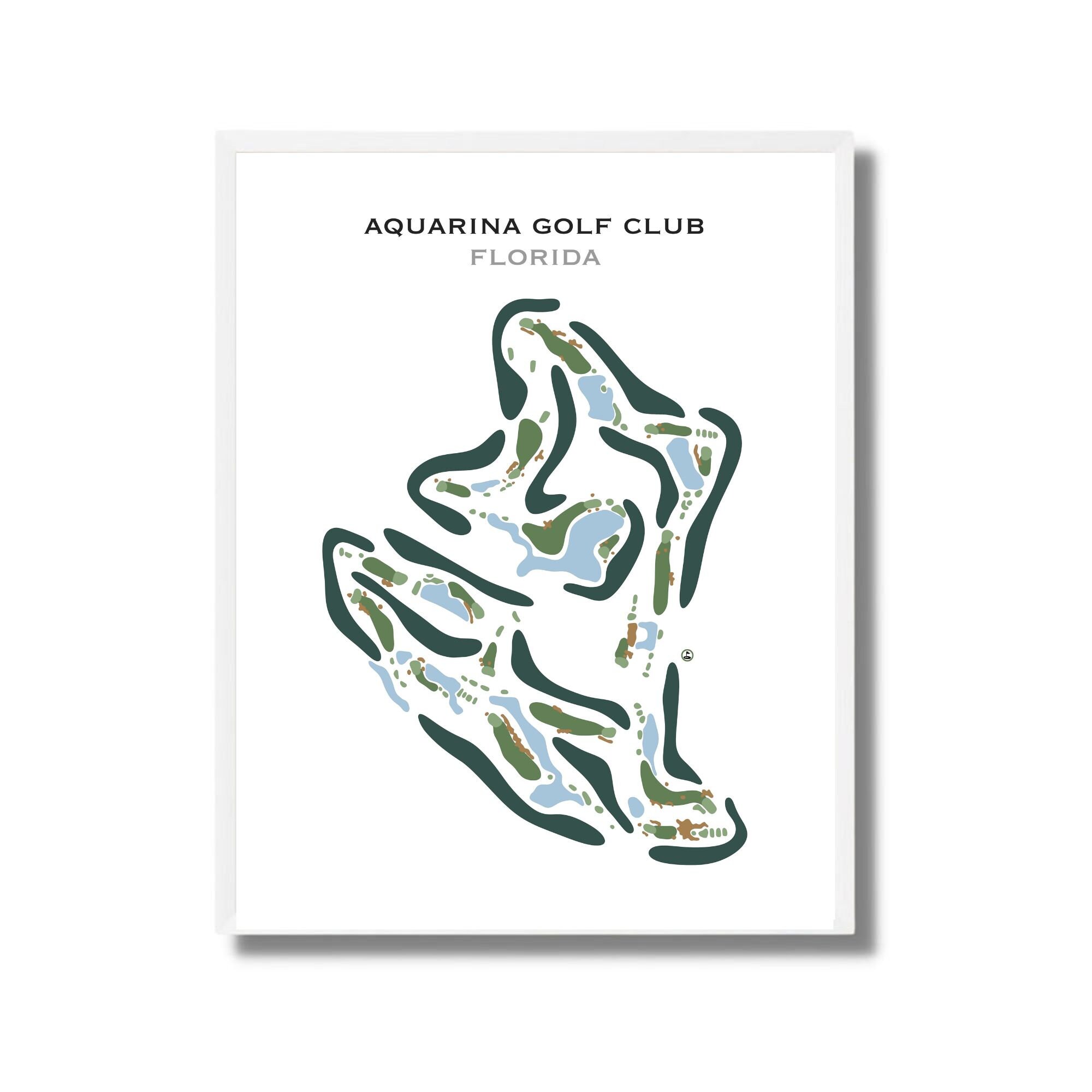 Aquarina Golf Club, Florida | Golf Course Map, Golf Map, Golfer