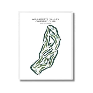 Willamette Valley Country Club, Oregon, golfbaan print, golfcadeau, cadeaus voor golfliefhebber, attent kerstcadeau, minimalistisch, niet ingelijst
