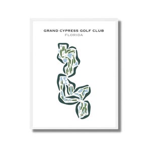 Grand Cypress Golf Club, New Course, FL | Golf Course Map, Golf Map, Golfer Gift For Him, Scorecard Layout,Golfer BF Gift,Art Print Decor