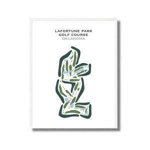 LaFortune Park Golf Club, OK | Kunstdruck, Kunstdruck, Score Card Layout, Golf Karte, Golf Karte, Golf Karte, Klassisch Kunstdruck UNGERAHMT