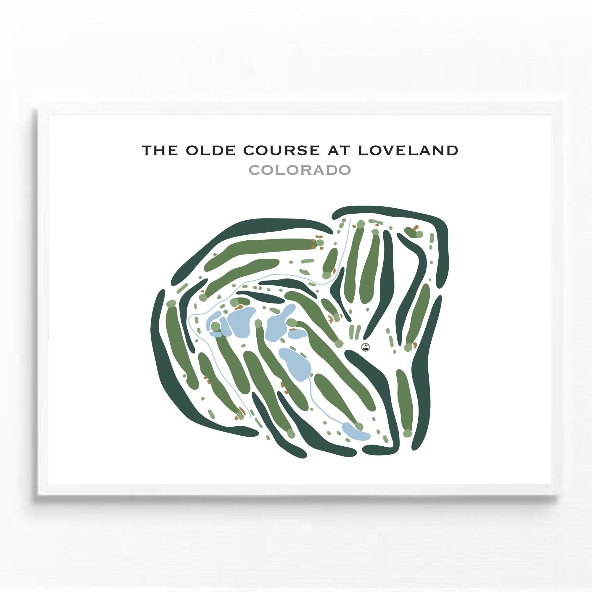 The Olde Course at Loveland, CO | Golf Course Map, Golf Map