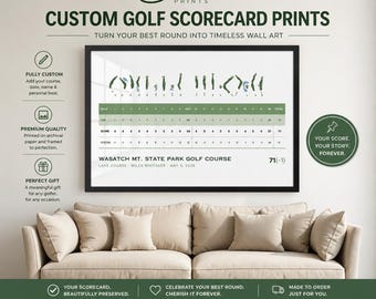 Custom Golf Course Print