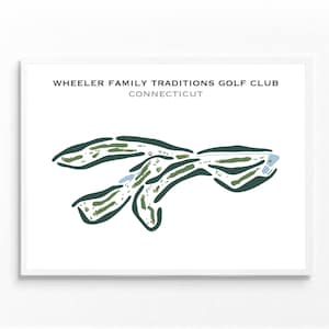 Campo de golf Black Butte Ranch - Glaze Meadow, OR / Mapa del campo de golf, regalo de golfista para él, tarjeta de puntuación, regalo de novio golfista, impresión artística SIN MARCO
